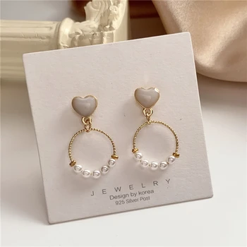 Korean Style Pink Heart Simple Small Round Circle Imitation Pearls Clip on Earrings No Piercing For Women Lady
Korean Style Pink Heart Simple Small Round Circle Imitation Pearls Clip on Earrings No Piercing For Women Lady