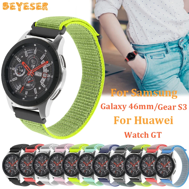 For Samsung Galaxy 46mm gear s3 22mm Woven nylon watch band wrist strap replacement For Huawei watch GT bracelet wristbands
For Samsung Galaxy 46mm gear s3 22mm Woven nylon watch band wrist strap replacement For Huawei watch GT bracelet wristbands