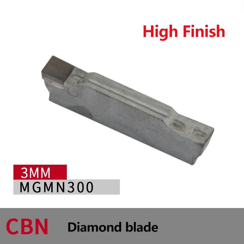 

PCD CBN Insert MGMN150 MGMN200 MGMN250 MGMN300 MGMN400 MGMN500 Diamond Lathe Cutter Grooving Blade CNC lathe turning cutter Tool