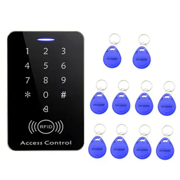 Professional RFID Access Control System Security Entry Door Lock Strong Anti-jamming Induction Distance Lock+10PCS Keychains