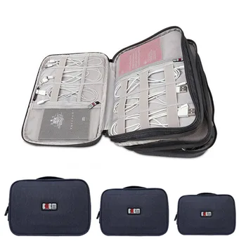 Luxury Double Layer Portable Cable Storage Bag Digital USB Data Line Organizer Wires Charger Zipper Bag Power Bank Holder
Luxury Double Layer Portable Cable Storage Bag Digital USB Data Line Organizer Wires Charger Zipper Bag Power Bank Holder