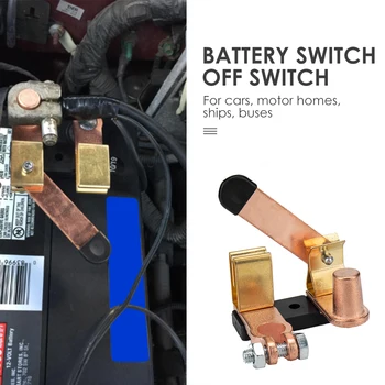 Knife Blade Top Post Battery Disconnect Switch Multi-functional Classic Texture Practical Durable Battery Master Switch Isolator
Knife Blade Top Post Battery Disconnect Switch Multi-functional Classic Texture Practical Durable Battery Master Switch Isolator