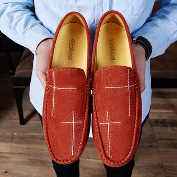 38~48 Brand 2020 Big Size Cow Suede Leather Men Flats 2020 New Men Casual Shoes High Quality Men Loafers Moccasin Driving Shoes
38~48 Brand 2020 Big Size Cow Suede Leather Men Flats 2020 New Men Casual Shoes High Quality Men Loafers Moccasin Driving Shoes