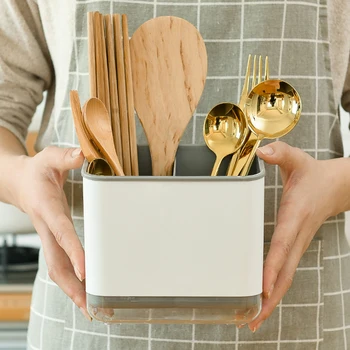 Creative Desktop Drainable Double-layer Chopstick Cage Simple Household Kitchen Tableware Storage Chopstick Holder
Creative Desktop Drainable Double-layer Chopstick Cage Simple Household Kitchen Tableware Storage Chopstick Holder