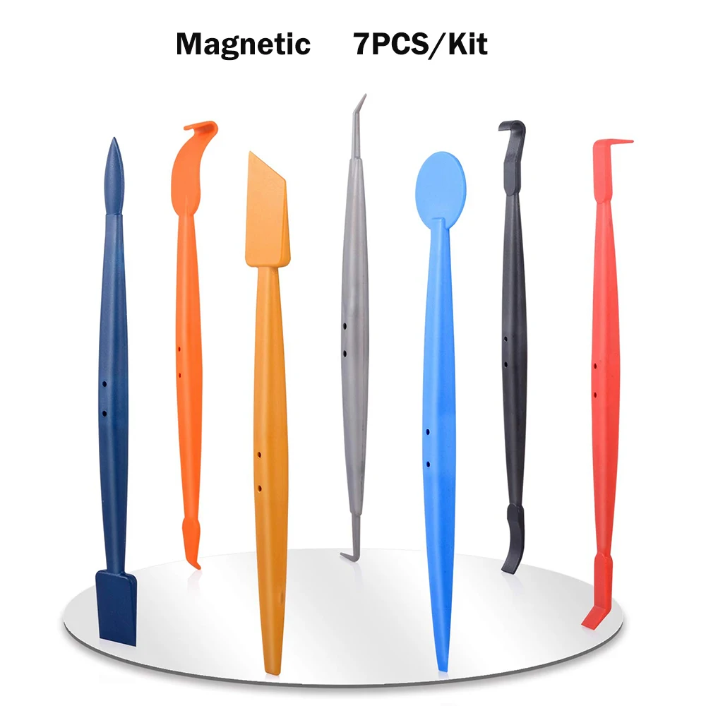 EHDIS 7PCS Micro Magnet Stick Squeegee Tool Set Carbon Fiber Vinyl Car Wrapping Tool Kit Window Tint Film Car Wrap for Corner
EHDIS 7PCS Micro Magnet Stick Squeegee Tool Set Carbon Fiber Vinyl Car Wrapping Tool Kit Window Tint Film Car Wrap for Corner