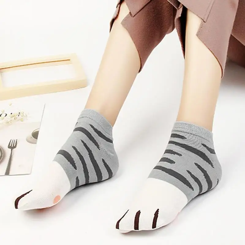Spring New Comfort Cat Paw Short Socks Comfortable Stripe Code Cotton Sweatproof Boat Socks Women Cute Socks Factory Wholesale
Spring New Comfort Cat Paw Short Socks Comfortable Stripe Code Cotton Sweatproof Boat Socks Women Cute Socks Factory Wholesale