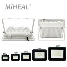 

LED Floodlight 10W 20W 30W 50W 100W Flood Light 220V Waterproof IP68 Outdoor Wall Garden Spotlight Reflector Foco Lamp