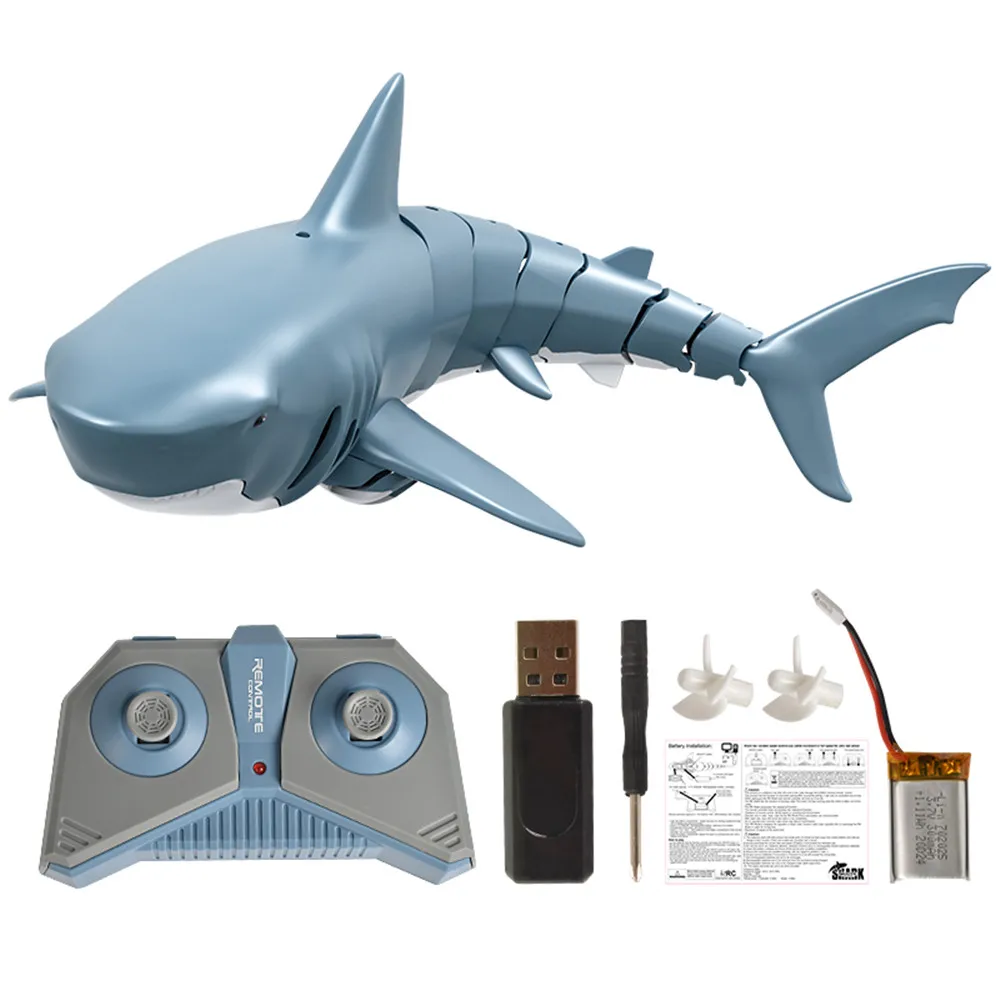 Фото Радиоуправляемая лодка-робот Акула рыба 2 4 ГГц | Игрушки и хобби