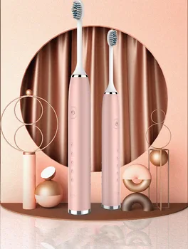Electric Toothbrush Adult Timer Brush 5 Mode USB Charger Rechargeable Tooth Brushes Replacement Heads Set
Electric Toothbrush Adult Timer Brush 5 Mode USB Charger Rechargeable Tooth Brushes Replacement Heads Set