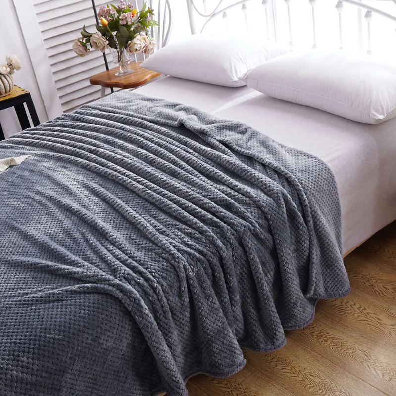 Winter Autumn Spring Mesh Flannel Thicken Coral Fleece Blanket Air Conditioning Cover Pure Color New Styling Warming Baby Rate
Winter Autumn Spring Mesh Flannel Thicken Coral Fleece Blanket Air Conditioning Cover Pure Color New Styling Warming Baby Rate