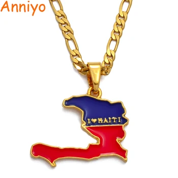 Anniyo (More Map Design Go To My Store) I LOVE HAITI Map Flag Necklace Pendants Ayiti Gold Color Jewelry Maps of Haiti #116006
Anniyo (More Map Design Go To My Store) I LOVE HAITI Map Flag Necklace Pendants Ayiti Gold Color Jewelry Maps of Haiti #116006