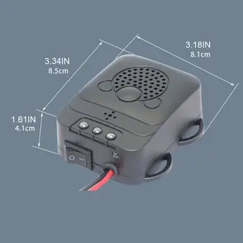 Car Ultrasound Mouse Repeller Intelligent Sensor Switch Circuit Protection LED Strobe Light Ultrasonic Rat Repeller