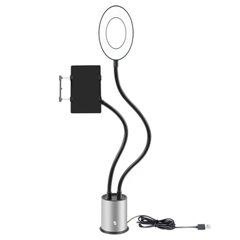 Selfie LED Ring Light with Cell Phone Mobile Holder for Youtube Live Stream Makeup Camera Lamp 
Selfie LED Ring Light with Cell Phone Mobile Holder for Youtube Live Stream Makeup Camera Lamp