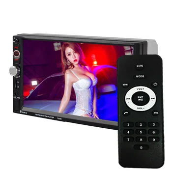 7'' Touch Screen Car Radio Bluetooth Stereo FM Audio Stereo MP5 Player SD USB Multimedia 1080P Rear Camera Remote Controller
7'' Touch Screen Car Radio Bluetooth Stereo FM Audio Stereo MP5 Player SD USB Multimedia 1080P Rear Camera Remote Controller