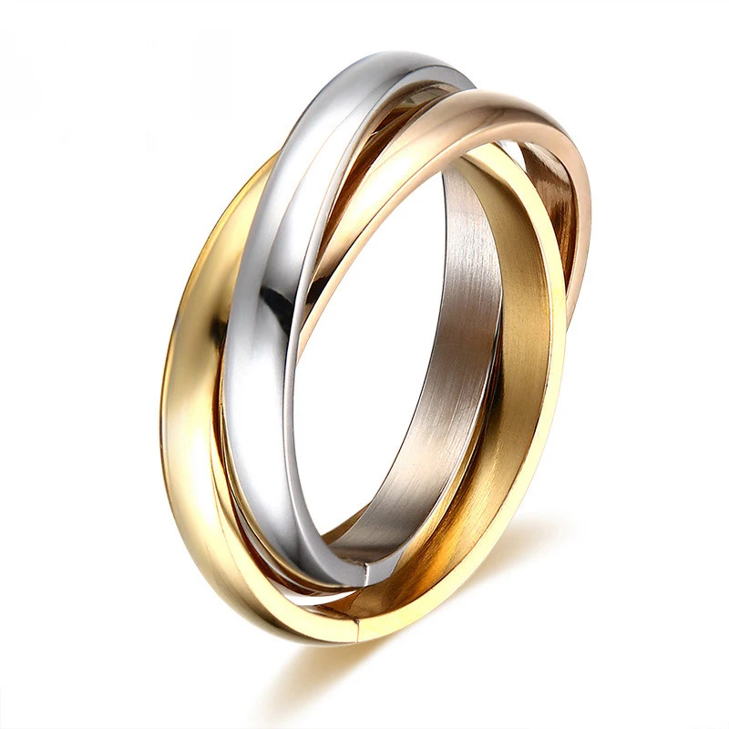 Фото Креативные витые геометрические кольца для женщин и мужчин очаровательные
