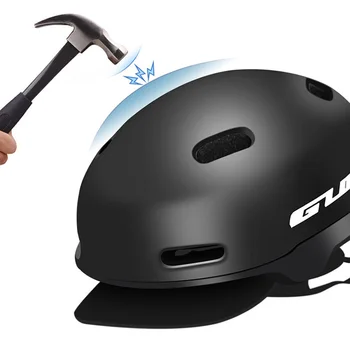 

GUB CITY PRO Helmet PC+EPS Retro Urban Leisure Bicycle Helmet 54-58cm Black Orange Bike Accessories