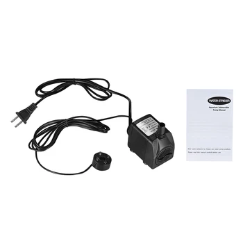 New 600L/H 8W Submersible Water Pump with 4 LED Light 2 Diameter Nozzles for Pond Aquarium Fish Tank Fountain Hydroponics
New 600L/H 8W Submersible Water Pump with 4 LED Light 2 Diameter Nozzles for Pond Aquarium Fish Tank Fountain Hydroponics