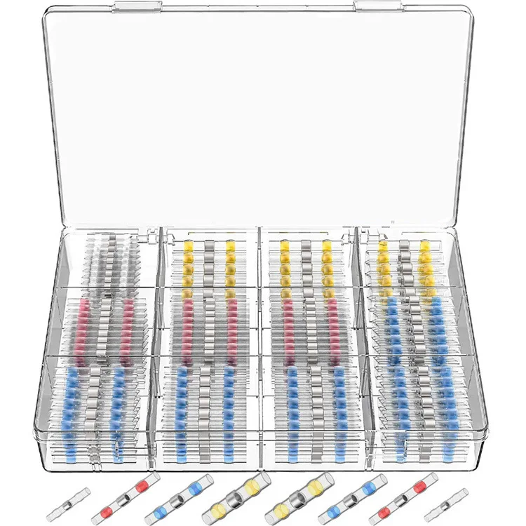 250Pcs Waterproof Eco-Friendly Heat-Shrinkable Fast Solder Ring Terminal Block Intermediate Joint Electrical Accessories
250Pcs Waterproof Eco-Friendly Heat-Shrinkable Fast Solder Ring Terminal Block Intermediate Joint Electrical Accessories