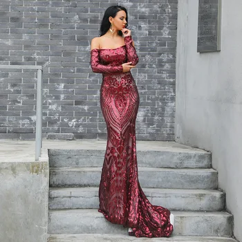 2020 Summer long sleeve Strapless Backless Dresses Women bra sequin Elegant evening Reflective Celebrity party Dress vestidos
2020 Summer long sleeve Strapless Backless Dresses Women bra sequin Elegant evening Reflective Celebrity party Dress vestidos