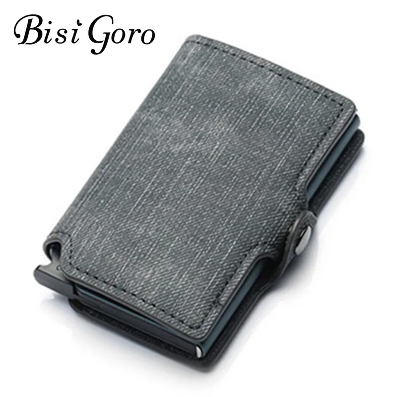 BISI GORO Slim Wallet Credit Card Wallet New RFID Blocking Slim Card Holder PU Single Aluminum Box Business Hasp Dropshipping
BISI GORO Slim Wallet Credit Card Wallet New RFID Blocking Slim Card Holder PU Single Aluminum Box Business Hasp Dropshipping