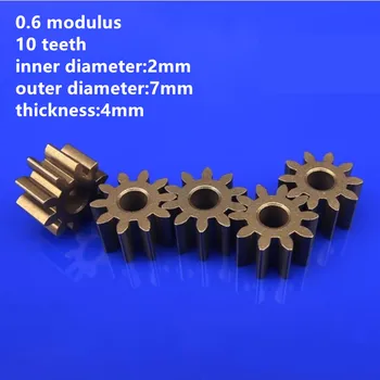 10pcs/lot Iron Base Gear 0.6 Modulus 10 Teeth Bore 2mm Forrmotor Gear Vehicle Transmission Gear
10pcs/lot Iron Base Gear 0.6 Modulus 10 Teeth Bore 2mm Forrmotor Gear Vehicle Transmission Gear