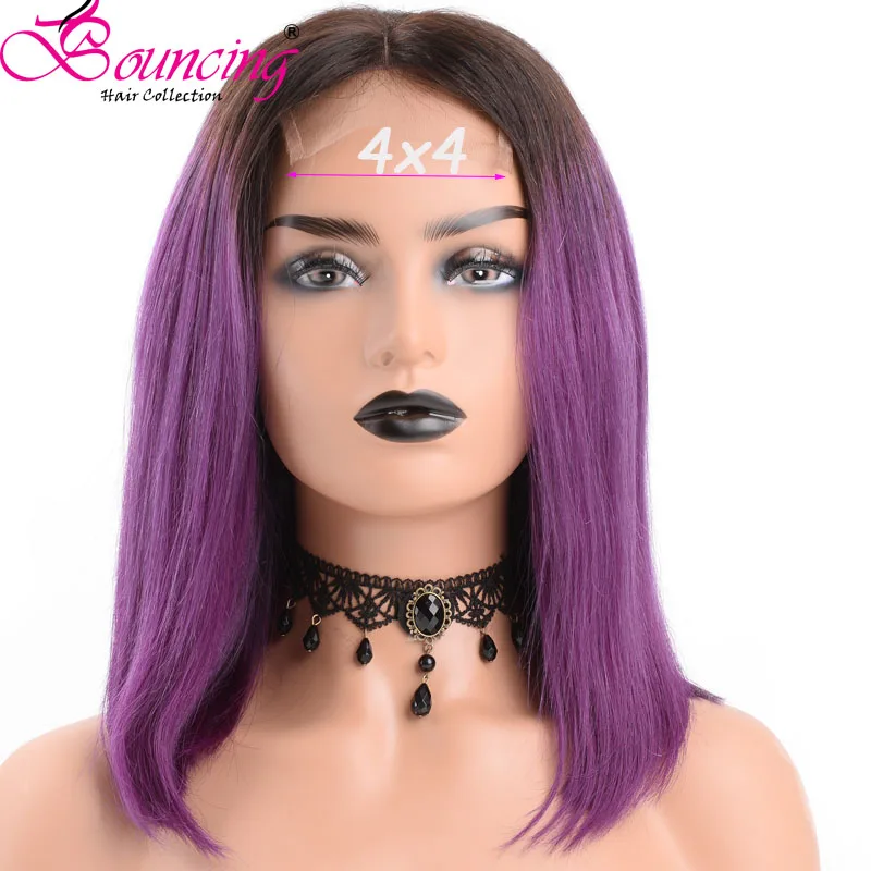 Bouncing Straight Ombre Color Human Remy Hair 4*4 Lace Closure Bob Wigs 12 14 Inches Density 200% Middle Part
Bouncing Straight Ombre Color Human Remy Hair 4*4 Lace Closure Bob Wigs 12 14 Inches Density 200% Middle Part