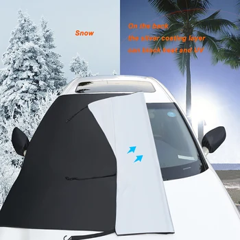 2019 Magnetic Car Windshield Snow Cover Winter Frost Guard Sunshade Protectors Multifunctional CSL88
2019 Magnetic Car Windshield Snow Cover Winter Frost Guard Sunshade Protectors Multifunctional CSL88