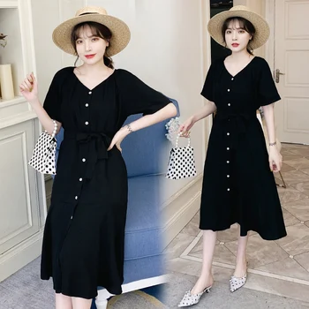3107# Black V neck Slim Waist Maternity Nursing Long Dress Summer Fashion Sexy Hot Lacatiom Mother Feeding Clothes Pregnancy
3107# Black V neck Slim Waist Maternity Nursing Long Dress Summer Fashion Sexy Hot Lacatiom Mother Feeding Clothes Pregnancy