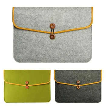 For Apple Notebook MacBook button PC Bag air / Pro blanket Cover With high Quality Felt Material to Protect the Computer
For Apple Notebook MacBook button PC Bag air / Pro blanket Cover With high Quality Felt Material to Protect the Computer