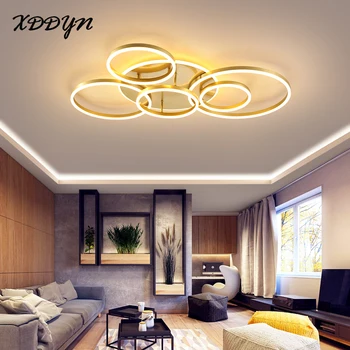 XDDYN Gold/coffee/white frame ceiling light for living room dining room circle ring ceiling lamp lighting fixtures dimmable
XDDYN Gold/coffee/white frame ceiling light for living room dining room circle ring ceiling lamp lighting fixtures dimmable