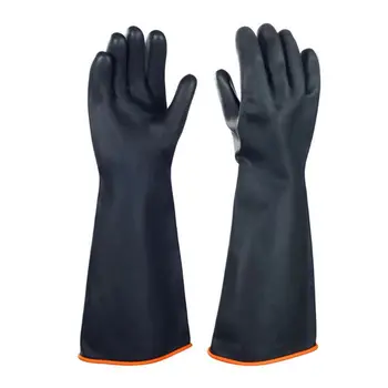 17.7 Inch Heavy Duty Latex Gloves Safety Work Cleaning Protective Resist Strong Acid Alkali Oil Industrial Rubber Long Mittens
17.7 Inch Heavy Duty Latex Gloves Safety Work Cleaning Protective Resist Strong Acid Alkali Oil Industrial Rubber Long Mittens