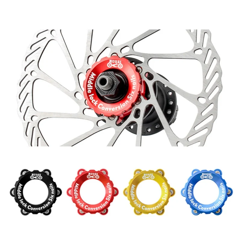 Bike Center Lock To 6-hole Adapter Middle Lock Turn Six Nails Flower Drum Conversion Seat Brake Disc Center Lock For 6 Bolt
Bike Center Lock To 6-hole Adapter Middle Lock Turn Six Nails Flower Drum Conversion Seat Brake Disc Center Lock For 6 Bolt