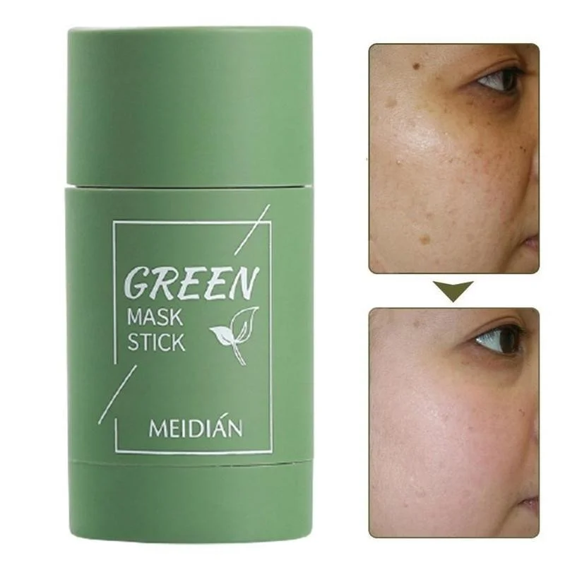 Green Tea Cleansing Solid Mask Eggplant Acne Cleansing Beauty Skin Green Tea Moisturizing Hydrating Whitening Care Face 14 H2734bc70748a48018c24a1dabf25b919z