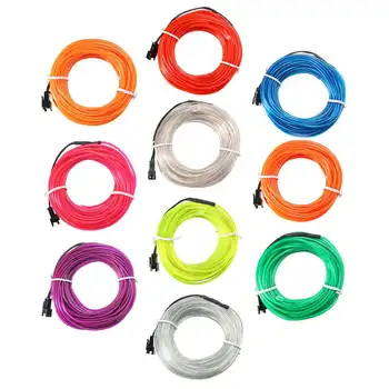 10M EL Soft Tube Strips Neon WIre For Home House Car Auto Decoration Bendable Flexible Party Events Deco EL Glow Rope
10M EL Soft Tube Strips Neon WIre For Home House Car Auto Decoration Bendable Flexible Party Events Deco EL Glow Rope