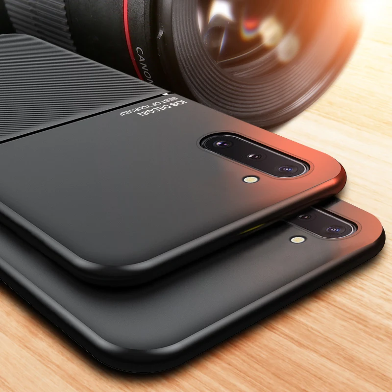 Full litchi pattern Phone Case For Oneplus 7 Pro Protective 7T Back Cover Coque |