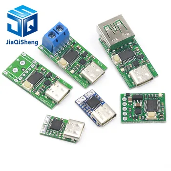 Type-C USB-C PD2.0 PD3.0 to DC Spoof Scam Fast Charge Trigger Polling Detector USB-PD Notebook Power Supply Change Board Module
Type-C USB-C PD2.0 PD3.0 to DC Spoof Scam Fast Charge Trigger Polling Detector USB-PD Notebook Power Supply Change Board Module