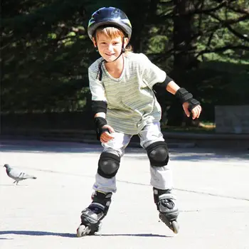 6 Pcs/set Sports Protective Gear Elbow Pad Wrist Guard Skating Protective Gear Elastic Band Thick Cycling Roller Knee Pad
6 Pcs/set Sports Protective Gear Elbow Pad Wrist Guard Skating Protective Gear Elastic Band Thick Cycling Roller Knee Pad