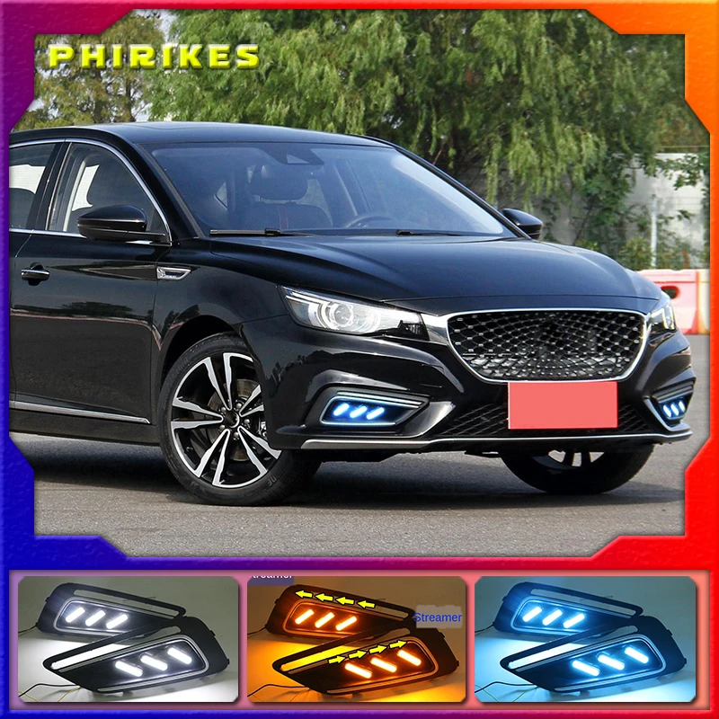 1Pair LED DRL Daytime Running Light for MorrisGarages MG6 MG 6 2017 2018 2019 2020 DC 12V with Yellow Turn Signal Lamp
1Pair LED DRL Daytime Running Light for MorrisGarages MG6 MG 6 2017 2018 2019 2020 DC 12V with Yellow Turn Signal Lamp