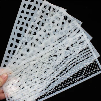 5pcs Slimline Stencils Layering Stencils for DIY Scrapbooking/photo album Decorative Embossing DIY Paper Cards Crafts
5pcs Slimline Stencils Layering Stencils for DIY Scrapbooking/photo album Decorative Embossing DIY Paper Cards Crafts
