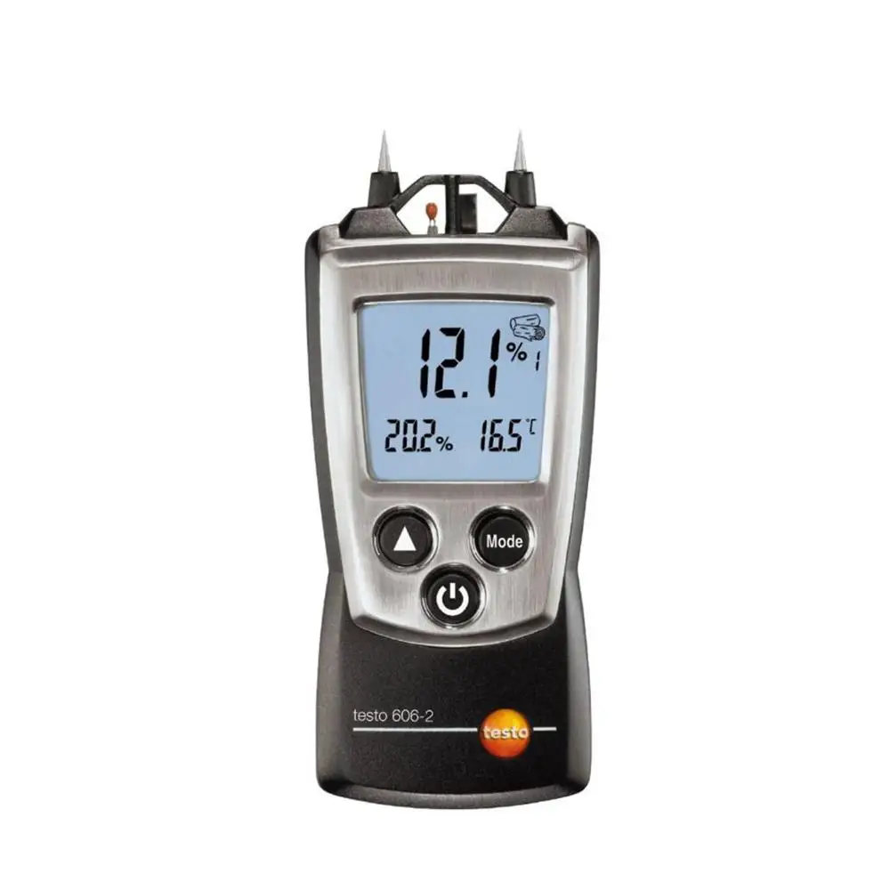 Testo 606-2-Moisture meter,carrying out RH/air temperature measurement for checking storage and drying,backlit display,0560 6062
Testo 606-2-Moisture meter,carrying out RH/air temperature measurement for checking storage and drying,backlit display,0560 6062