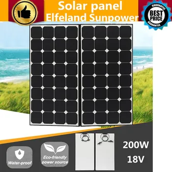 18V Solar Panel 400W/200W 11A Monocrystalline Solar Cell DIY Cable Waterproof Outdoor Connector Battery Charger
18V Solar Panel 400W/200W 11A Monocrystalline Solar Cell DIY Cable Waterproof Outdoor Connector Battery Charger