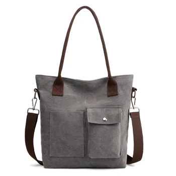 Women's Shoulder Bag Fashion Simple Portable Large-capacity Tote Canvas Messenger Bag
Women's Shoulder Bag Fashion Simple Portable Large-capacity Tote Canvas Messenger Bag