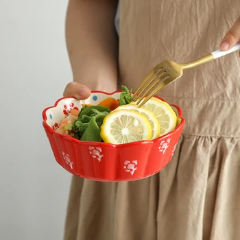 Cherry Blossoms Japanese Tableware Handpainted Ceramic Small Bowl Creative Ceramic Bowl Fruit Salad Bowls 340ml Free Spoon
Cherry Blossoms Japanese Tableware Handpainted Ceramic Small Bowl Creative Ceramic Bowl Fruit Salad Bowls 340ml Free Spoon