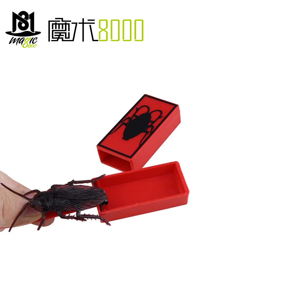 1 Piece Cockroach Summon Box Prank Toy Magic Props Joke Fake Cockroach Popped Out of The Box Funny Gadgets Magic Tricks
1 Piece Cockroach Summon Box Prank Toy Magic Props Joke Fake Cockroach Popped Out of The Box Funny Gadgets Magic Tricks