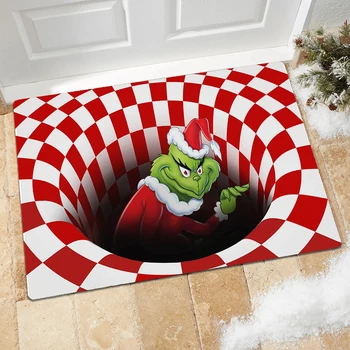 Merry Christmas 3D Stereo Vision Carpet Illusion Areas Doormat Carpets for Home Decoration Floor Pad Non-Slip Rugs Living Room
Merry Christmas 3D Stereo Vision Carpet Illusion Areas Doormat Carpets for Home Decoration Floor Pad Non-Slip Rugs Living Room