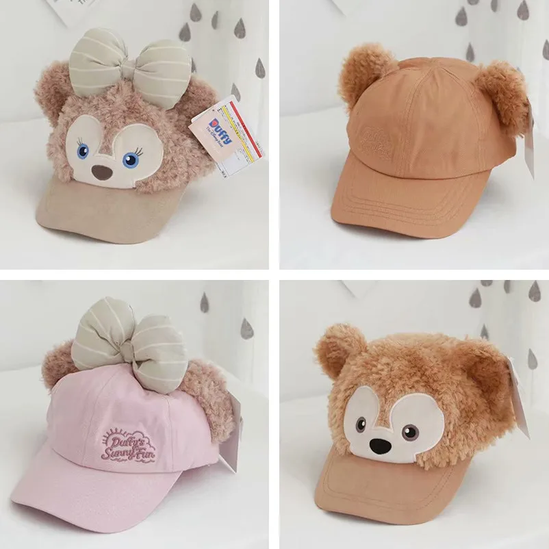 Милая мультяшная шляпа от солнца Duffy Студенческая Райский парная Повседневная |