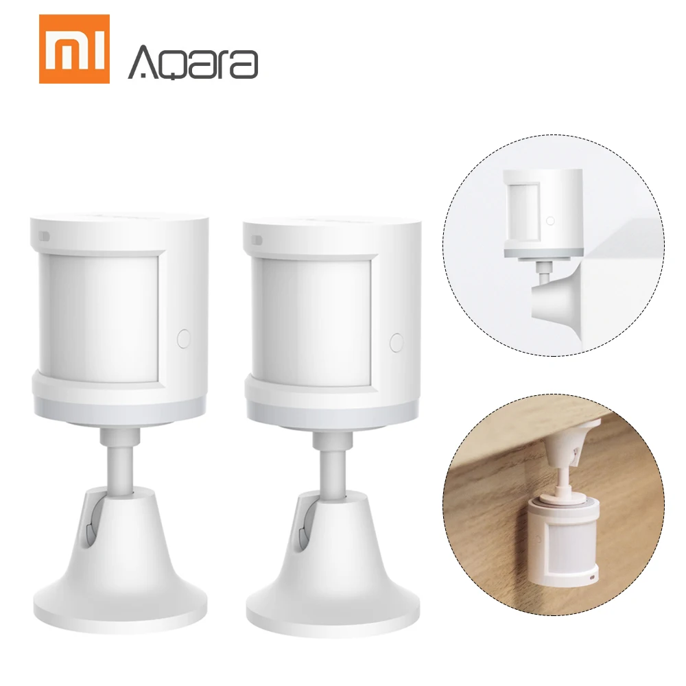 4PCS Aqara Human Body Sensor Smart body Movement Motion Sensor Wireless ZigBee Connection holder Light Gateway for xiaomi home
4PCS Aqara Human Body Sensor Smart body Movement Motion Sensor Wireless ZigBee Connection holder Light Gateway for xiaomi home