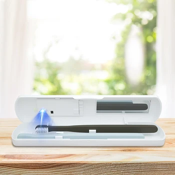 Portable Toothbrush Case Smart Ultraviolet ray Sterilization Sterilization Container Toothpaste Storage Travel Washing Set
Portable Toothbrush Case Smart Ultraviolet ray Sterilization Sterilization Container Toothpaste Storage Travel Washing Set