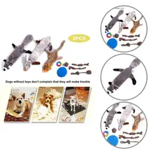 Practical Bite Toy Interactive Tear-resistant Pet Plush Toy Set Pet Toy Plush Chew Toy 9Pcs/Set
Practical Bite Toy Interactive Tear-resistant Pet Plush Toy Set Pet Toy Plush Chew Toy 9Pcs/Set