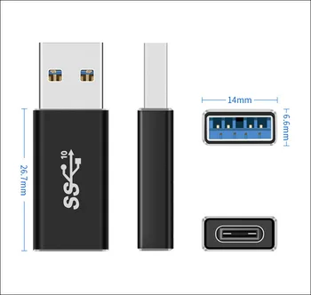NEW 10Gbps 5V USB-C USB 3.1 Type C female to USB 3.0 male Adapter Connector converter USB3.1 type-c
NEW 10Gbps 5V USB-C USB 3.1 Type C female to USB 3.0 male Adapter Connector converter USB3.1 type-c